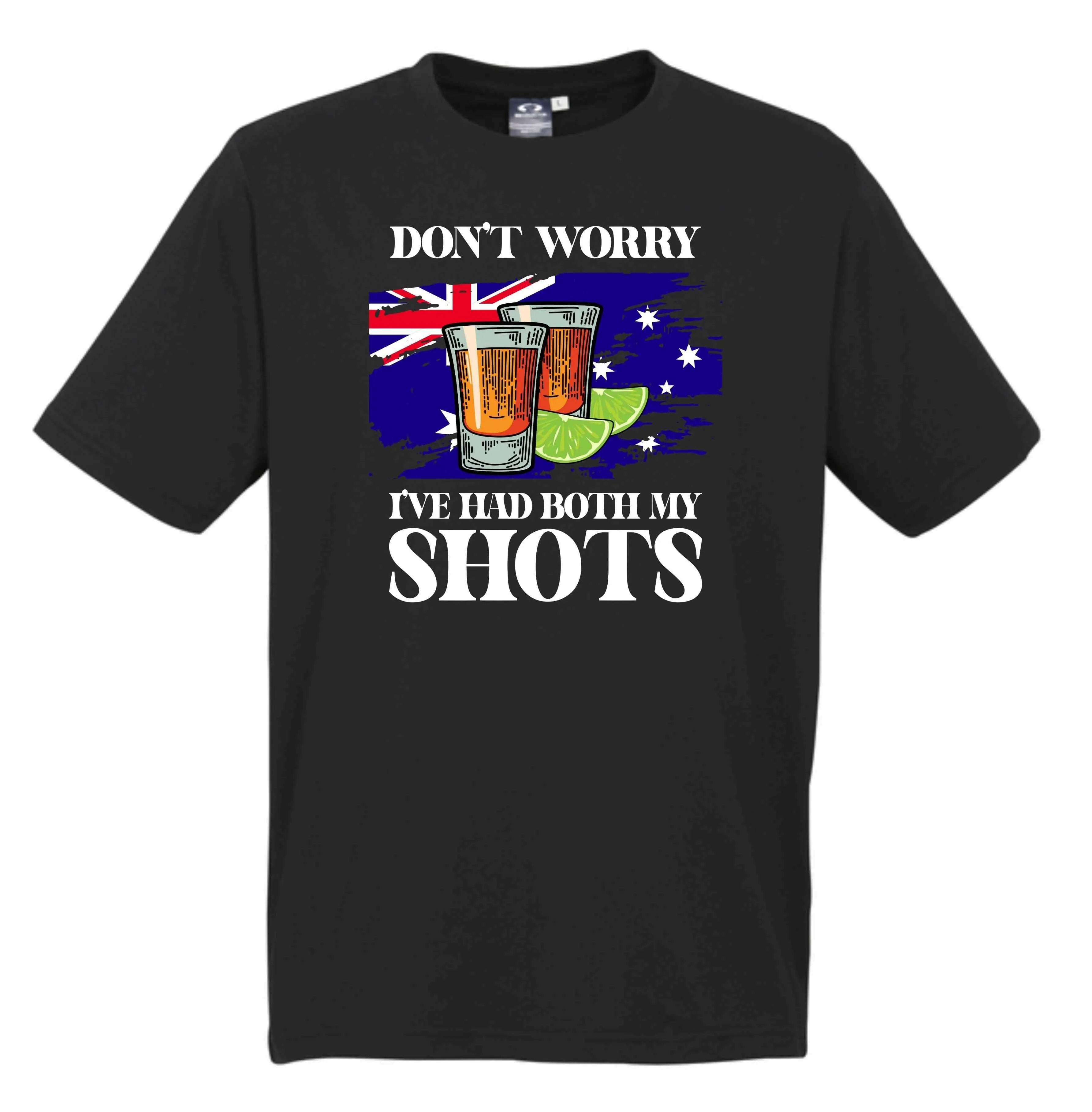 Printed Covid Shots Unisex T-shirt CJ01 Metro Workwear.